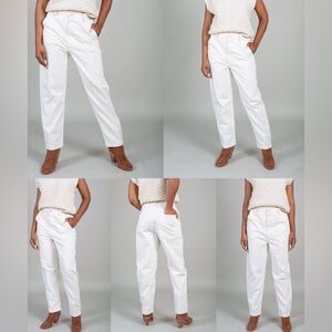 RACHEL COMEY Pseudo Pant White Herringbone Chino SZ 4
